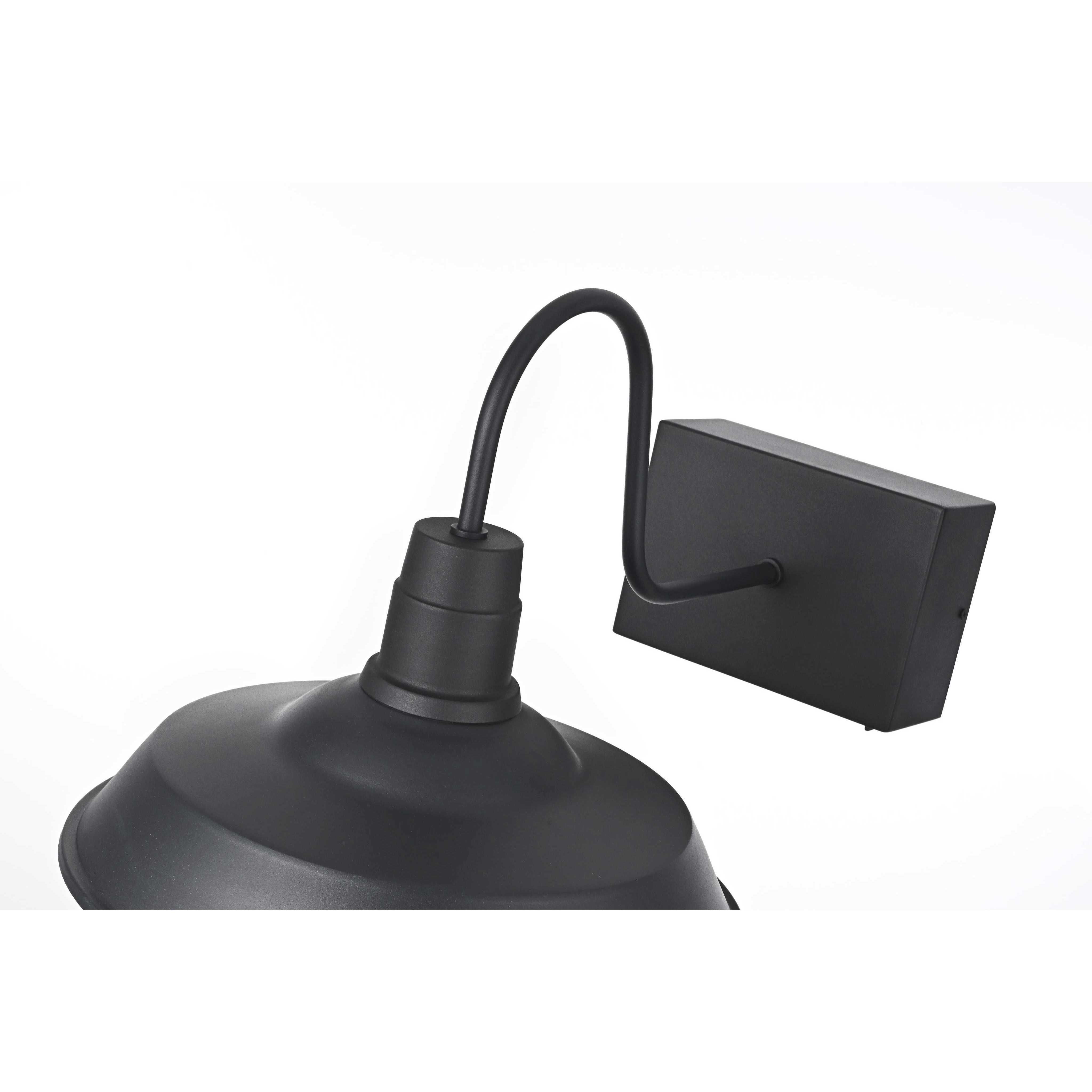 Rayan 1 Light 15 inch Black Outdoor Wall Sconce