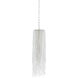 Capelli 1 Light 6 inch Nickel/Clear Pendant Ceiling Light
