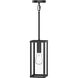 Ryle 1 Light 5.5 inch Matte Black Outdoor Pendant Light