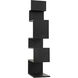 Laszlo Matte Black Bookcase