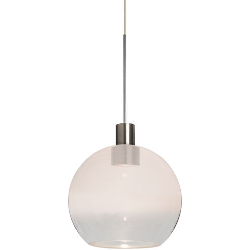 Newton 1 Light Satin Nickel Pendant Ceiling Light
