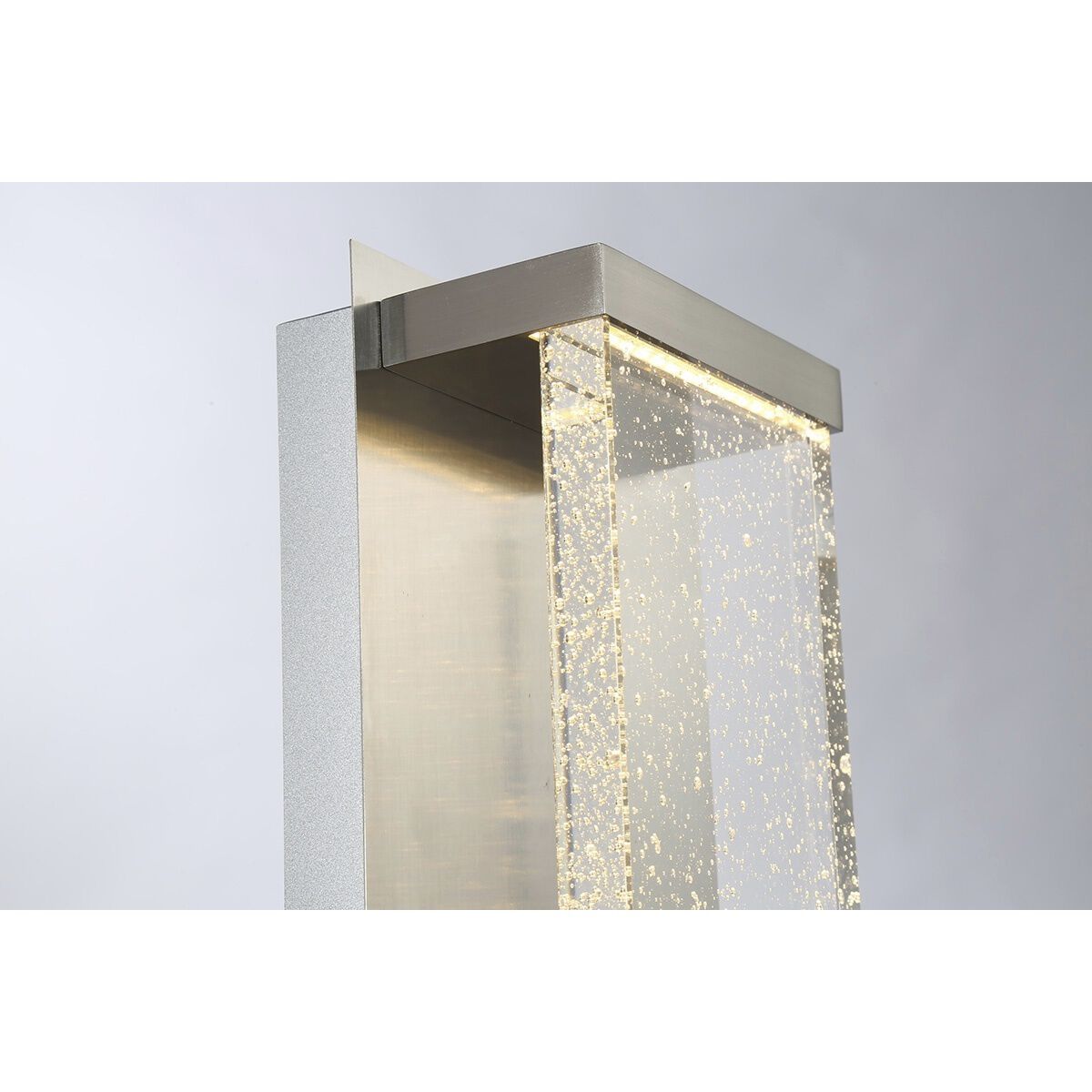 Paradiso LED 15 inch Satin Nickel Outdoor Wall Mount, Large