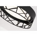 Boon LED 16 inch Black Flush Mount Ceiling Light