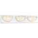 Modern Ice LED 24 inch Chrome Bath Light Wall Light