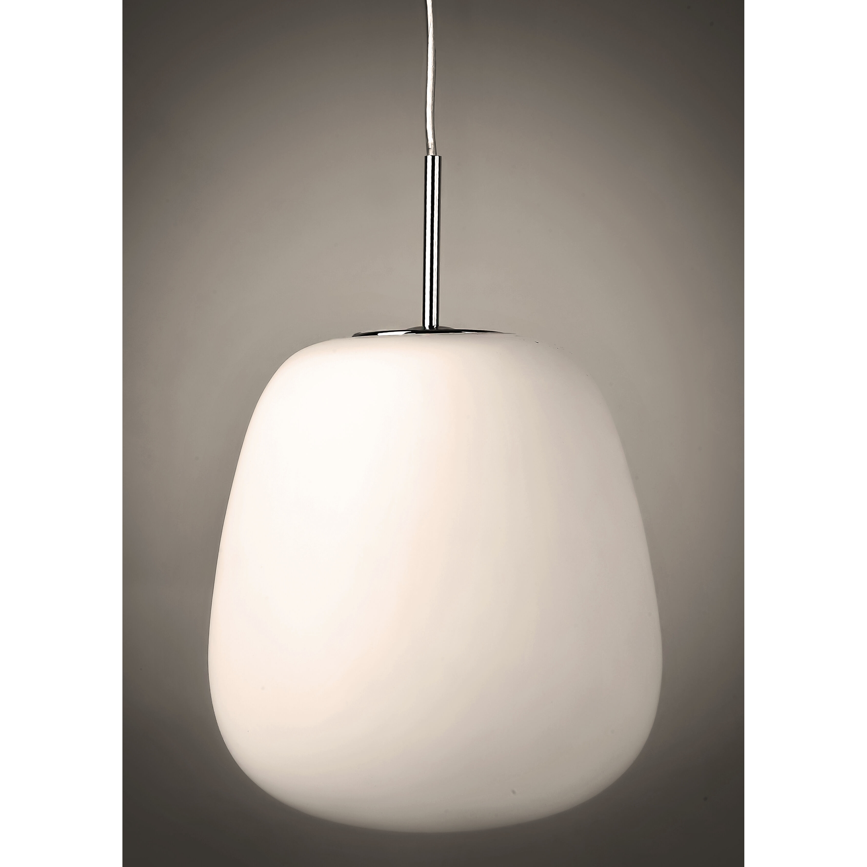 Puffs LED 6.25 inch White Single Pendant Ceiling Light