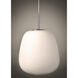 Puffs LED 6.25 inch White Single Pendant Ceiling Light