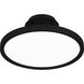 Outskirts LED 15 inch Earth Black Semi-Flush Mount Ceiling Light