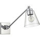 East Point 17 inch 60 watt Polished Chrome Swingarm Sconce Wall Light