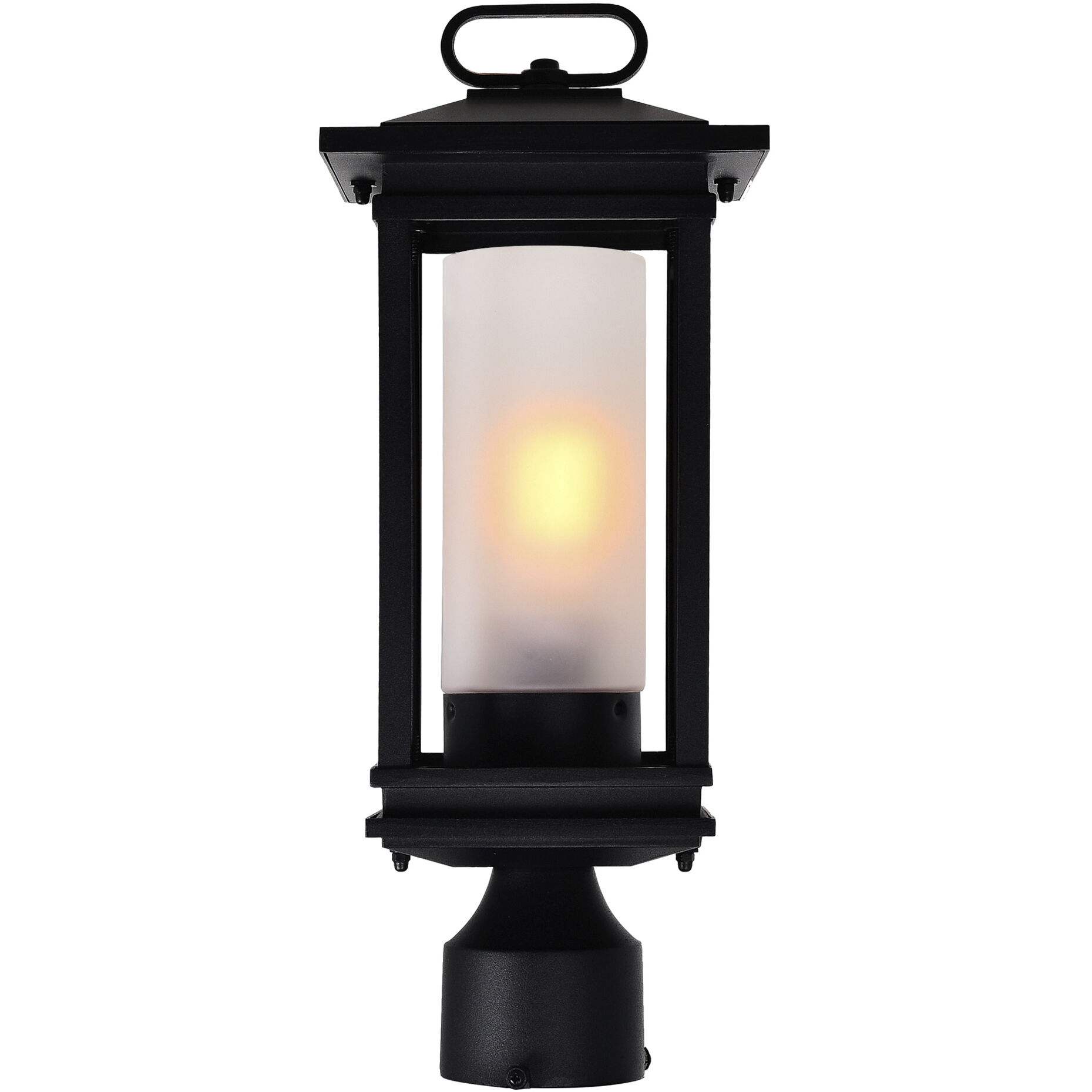 Granville 1 Light 17.5 inch Black Outdoor Lantern Head
