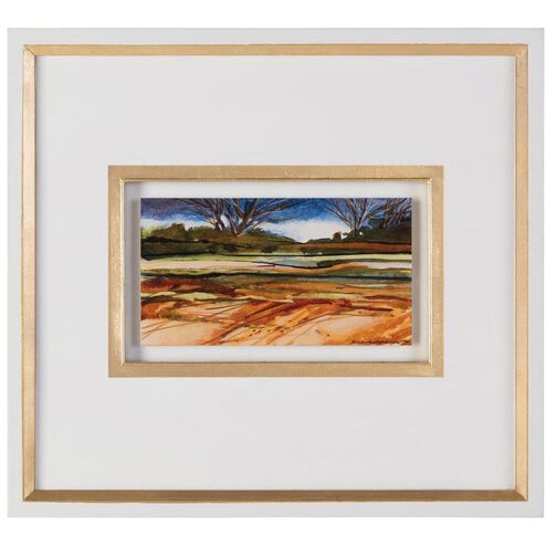Rick Anderson's Something In The Orange I 30 X 22 inch Landscape Art 