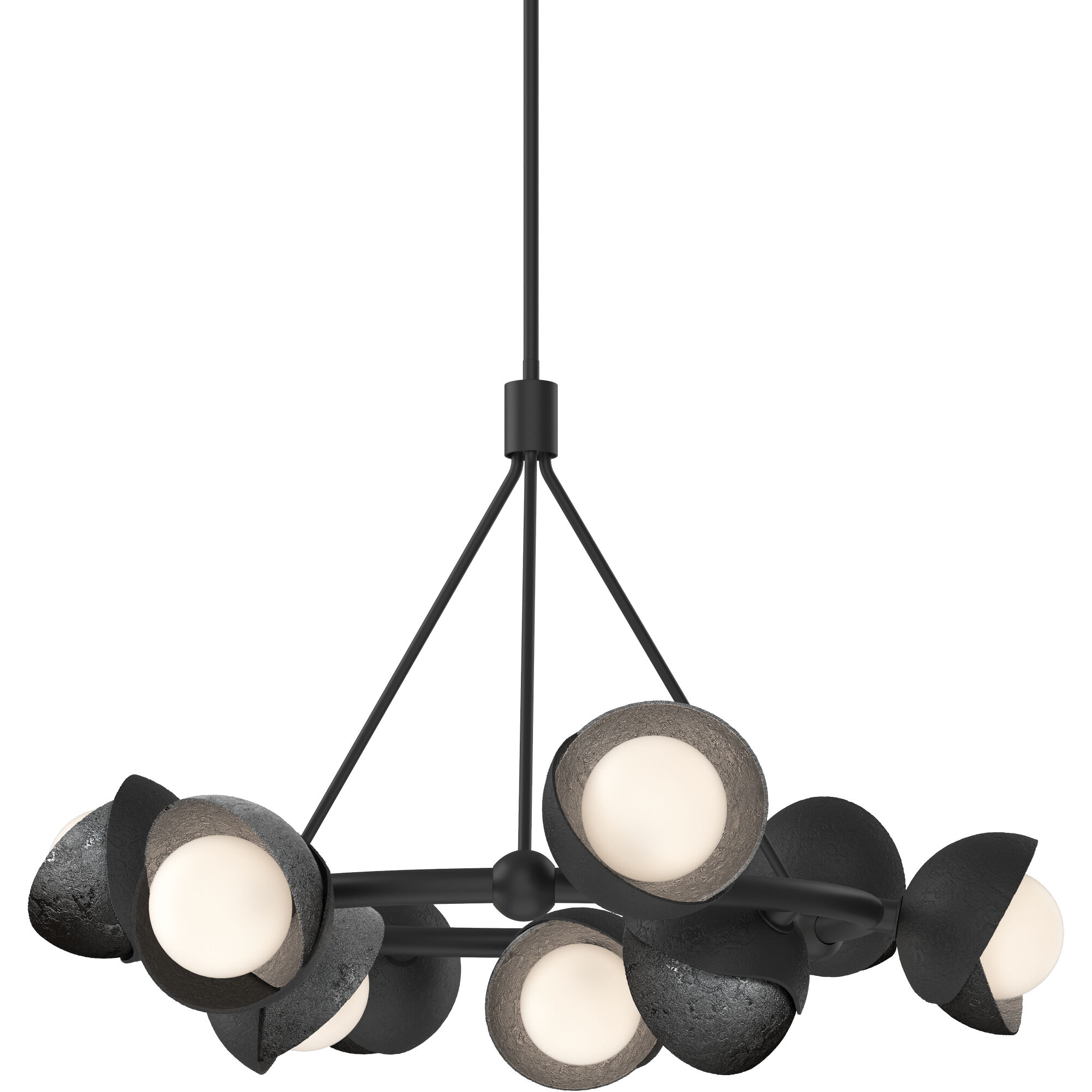 Brooklyn 9 Light 32 inch Black and Ink Ring Pendant Ceiling Light