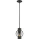 Moundou 1 Light 7 inch Bronze Pendant Ceiling Light