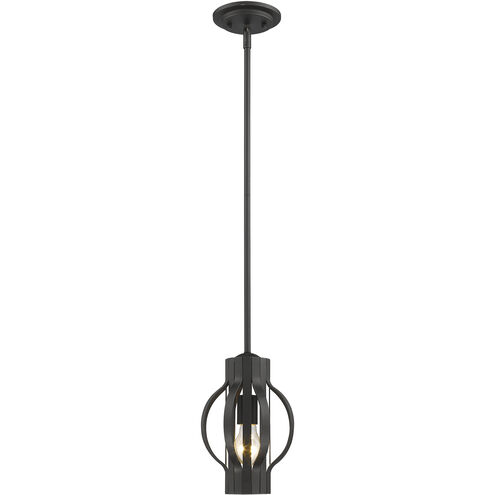 Moundou 1 Light 7 inch Bronze Pendant Ceiling Light