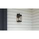 Carmen 1 Light 13 inch Matte Black Outdoor Wall Lantern, Small