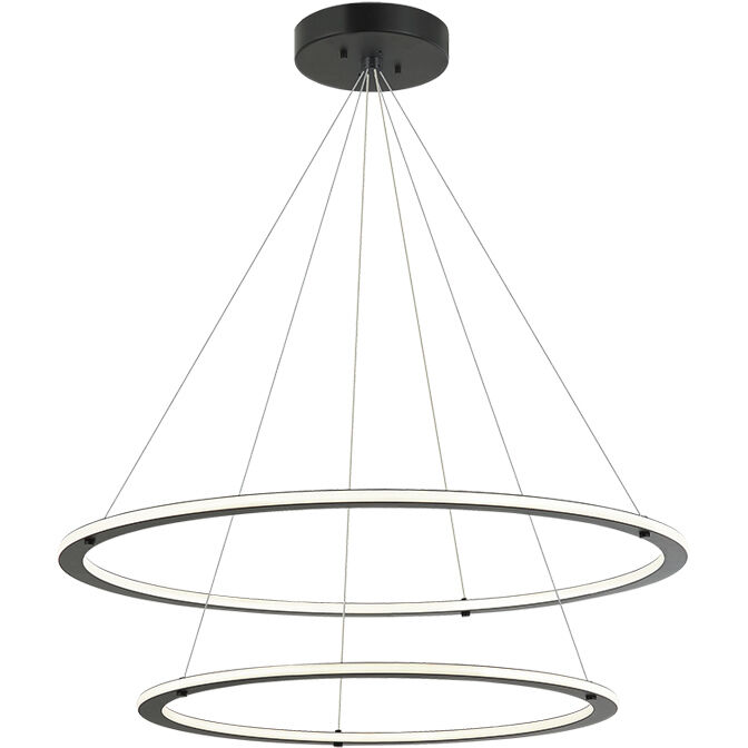 Victoria LED 32 inch Black Pendant Ceiling Light
