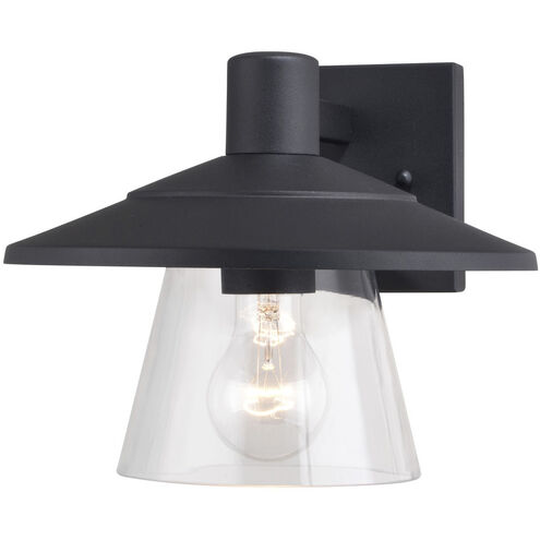 Westport LED 8 inch Textured Black Outdoor Wall