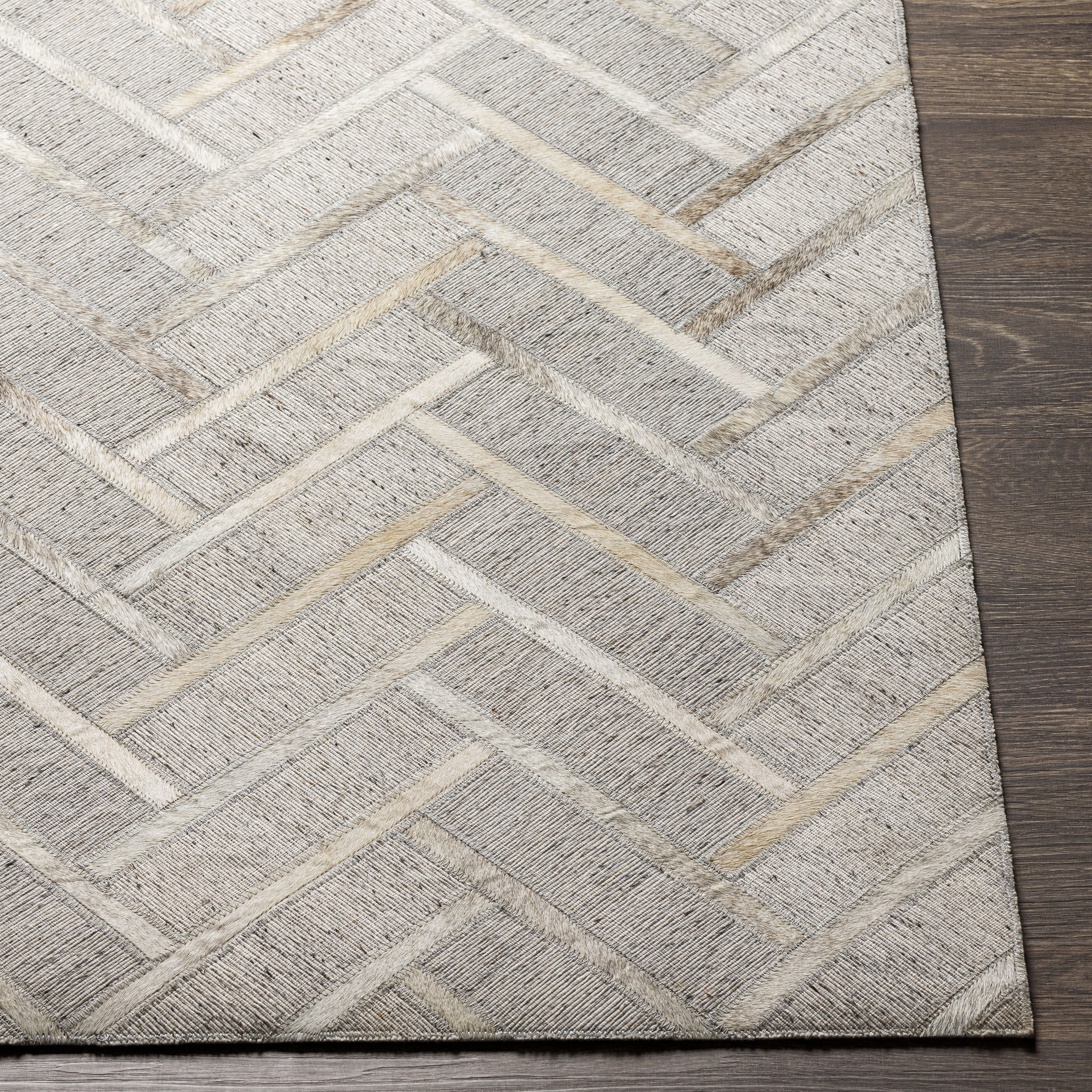 Medora 90 X 60 inch Taupe Rug in 5 x 8, Rectangle