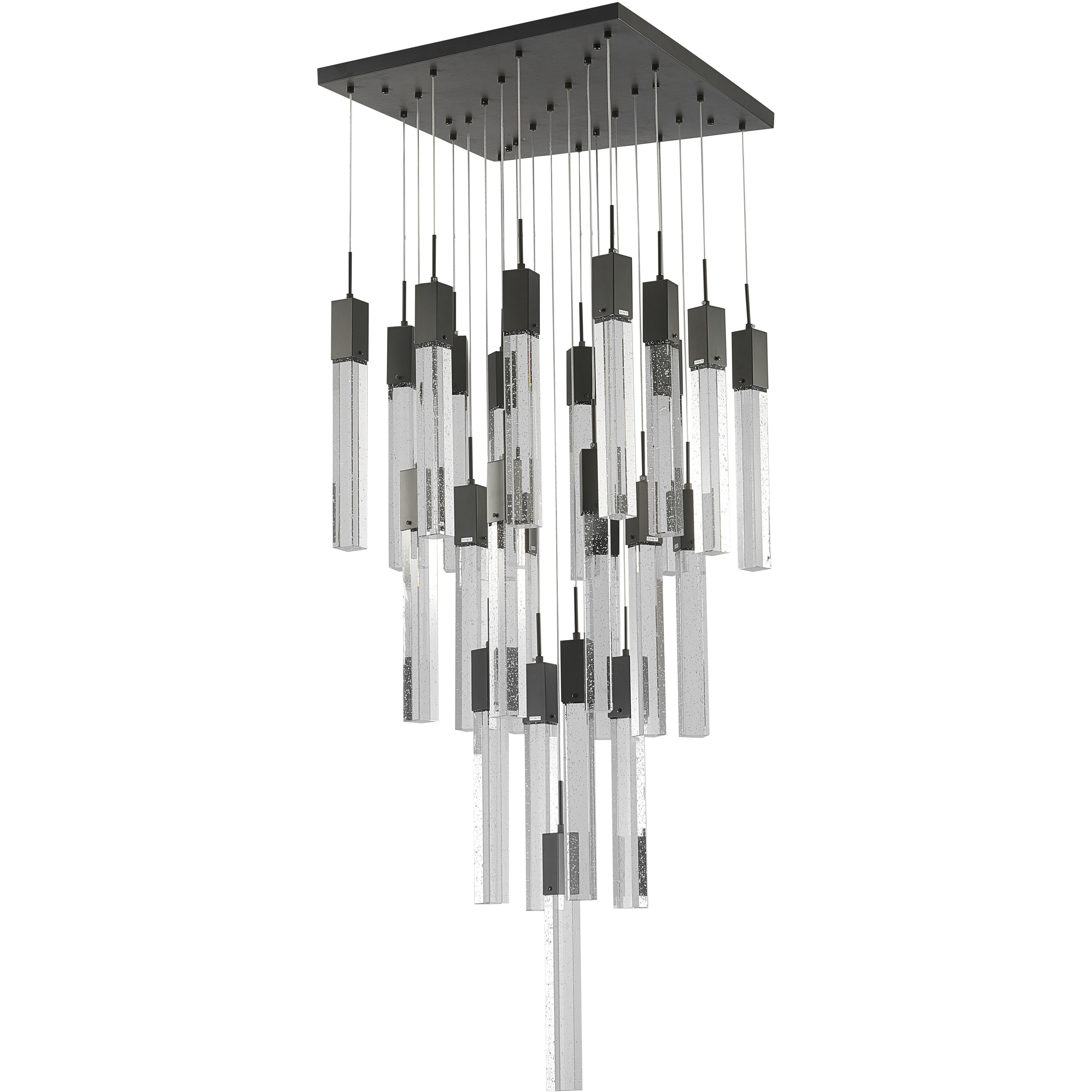 Canada 25 Light 27.56 inch Matte Black Chandelier Ceiling Light