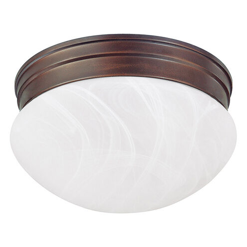 Booker 2 Light 9 inch Burnished Bronze Flush Mount Ceiling Light