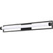 Canal LED 36 inch Matte Black Bath Vanity Light Wall Light