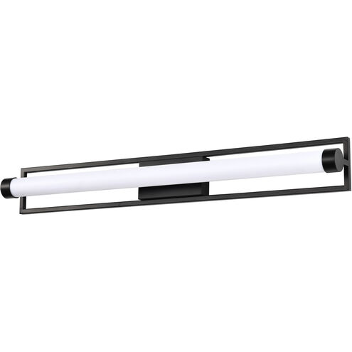 Canal LED 36 inch Matte Black Bath Vanity Light Wall Light
