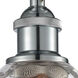 Ballston Small Waverly 1 Light 6 inch Polished Chrome Semi-Flush Mount Ceiling Light, Ballston