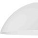 Classic Dome 1 Light 15 inch Brushed Nickel Pendant Ceiling Light