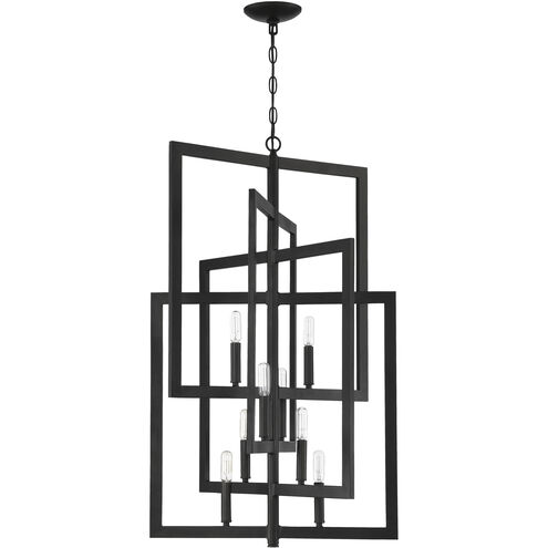 Portrait 8 Light 21 inch Espresso Foyer Light Ceiling Light
