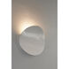 Lunaro LED Wall Sconce Wall Light in Brushed Chrome