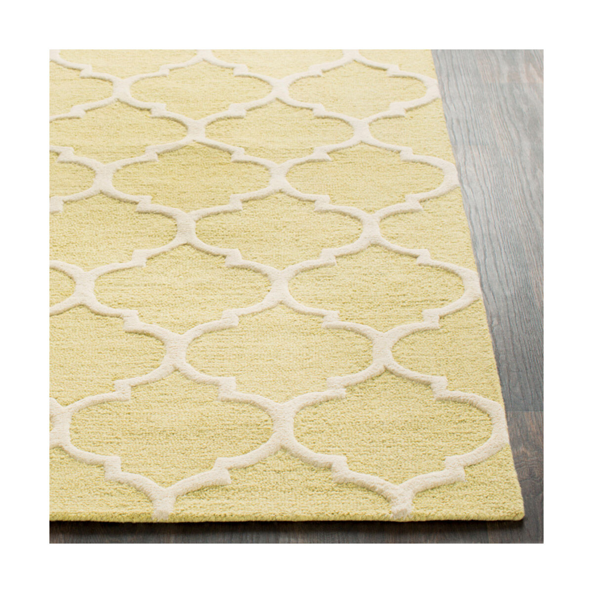 Pollack 96 X 60 inch Butter Indoor Area Rug, Rectangle