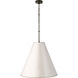 Thomas O'Brien Goodman 2 Light 24.5 inch Bronze Hanging Lamp Ceiling Light in Antique White, Large