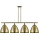 Ballston Dome LED 50.25 inch Antique Brass Island Light Ceiling Light