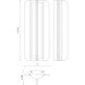 Anders LED 7 inch Vintage Brass Bath Vanity Light Wall Light