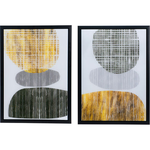 Abstract 24 X 17.5 inch Printed Acrylic Wall Art