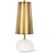 Southern Living Hattie 19.5 inch 40.00 watt Natural Brass Mini Lamp Portable Light