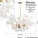 Bloome 8 Light 36.5 inch Legacy Brass Chandelier Ceiling Light in Clear Handmade Glass
