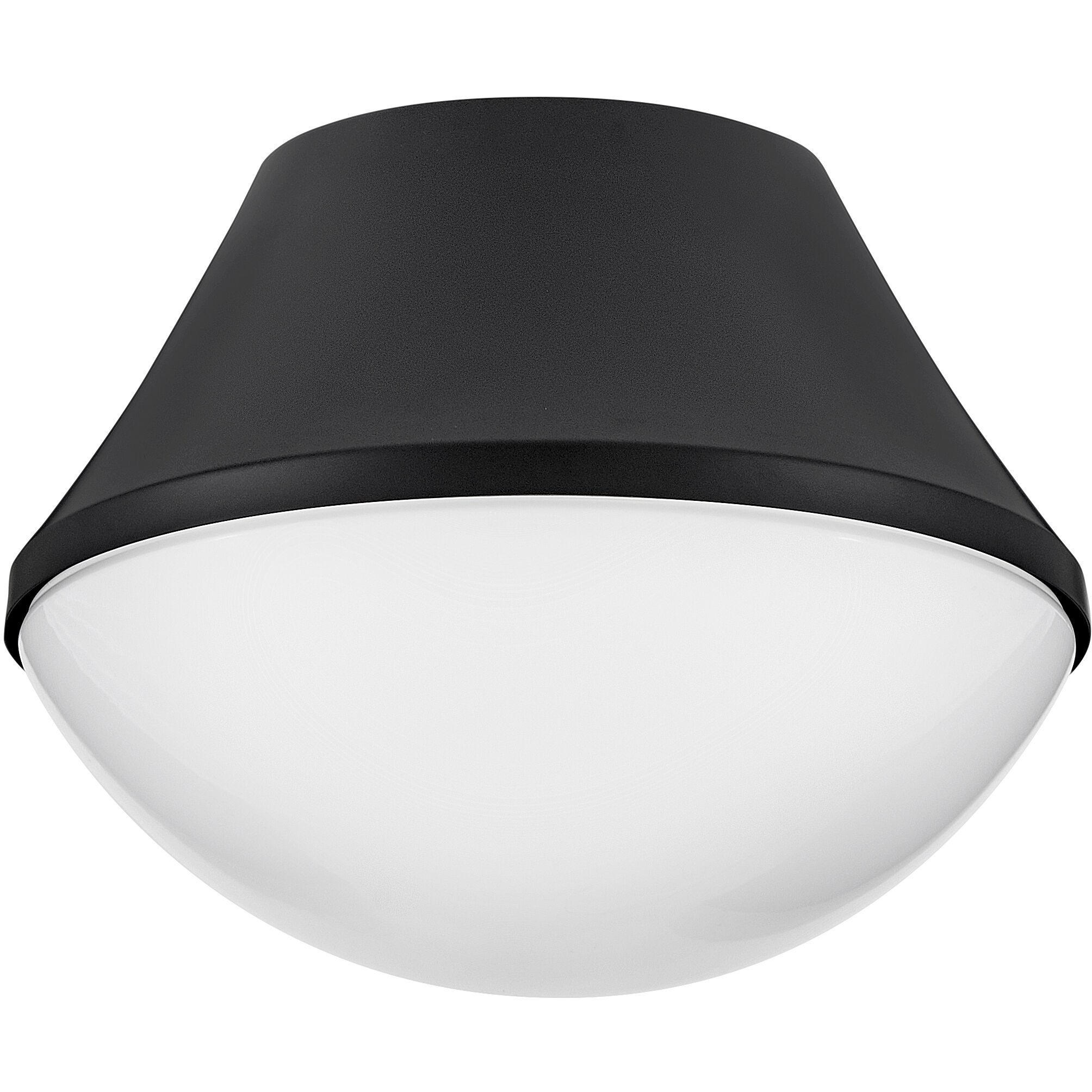 Haddie LED 11 inch Black Foyer Light Ceiling Light, Flush Mount