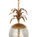 Chapman & Myers Gramercy LED 11.5 inch Gilded Iron Pendant Ceiling Light, Medium