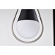 Admiral 1 Light 10 inch Matte Black Pendant Ceiling Light