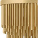 Lisa McDennon Bijou 6 Light 28.5 inch Deluxe Gold Chandelier Ceiling Light