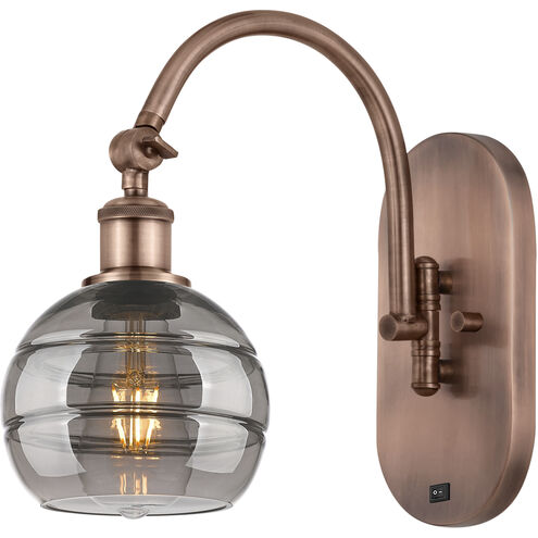 Ballston Rochester 1 Light 5.88 inch Antique Copper Sconce Wall Light