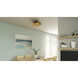 Willa 1 Light 22 inch Matte Black Semi-Flush Mount Ceiling Light, Extra Large