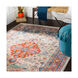 Ephesians 59 X 31 inch Pale Pink/Rose/Beige/Sky Blue/Cream/Burnt Orange Rugs, Rectangle