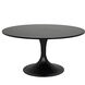 Herno 59 X 59 inch Matte Black Dining Table