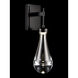 Vaso 1 Light 4.5 inch Satin Brushed Black Wall Sconce Wall Light