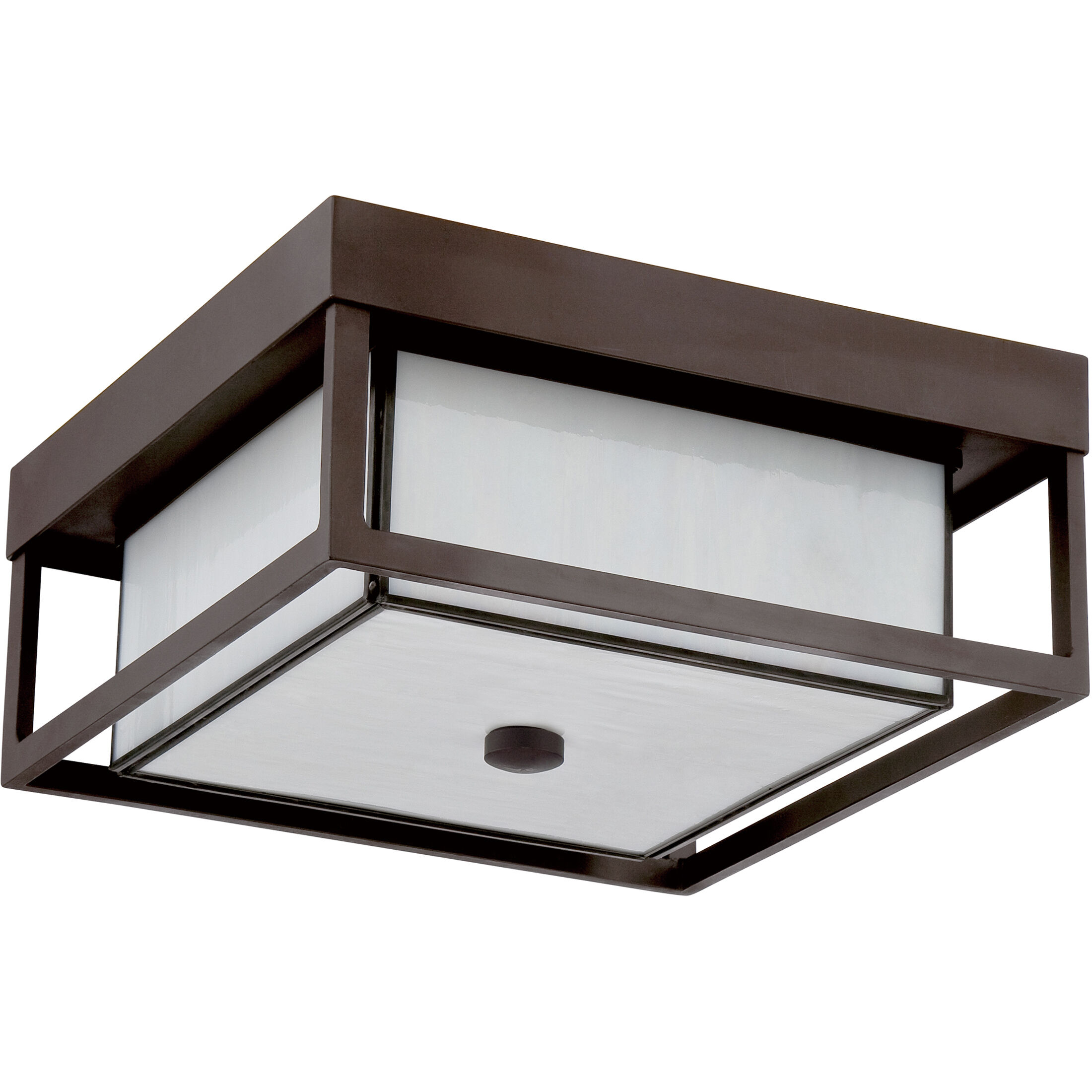 Powell 3 Light 13 inch Western Bronze Outdoor Semi-Flush Mount