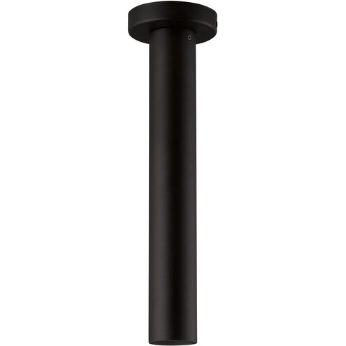 Tortoreto LED 2.36 inch Matte Black Tubular Flush Mount Ceiling Light