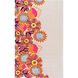 Skidaddle 114 X 90 inch Neutral and Orange Area Rug, Poly Acrylic