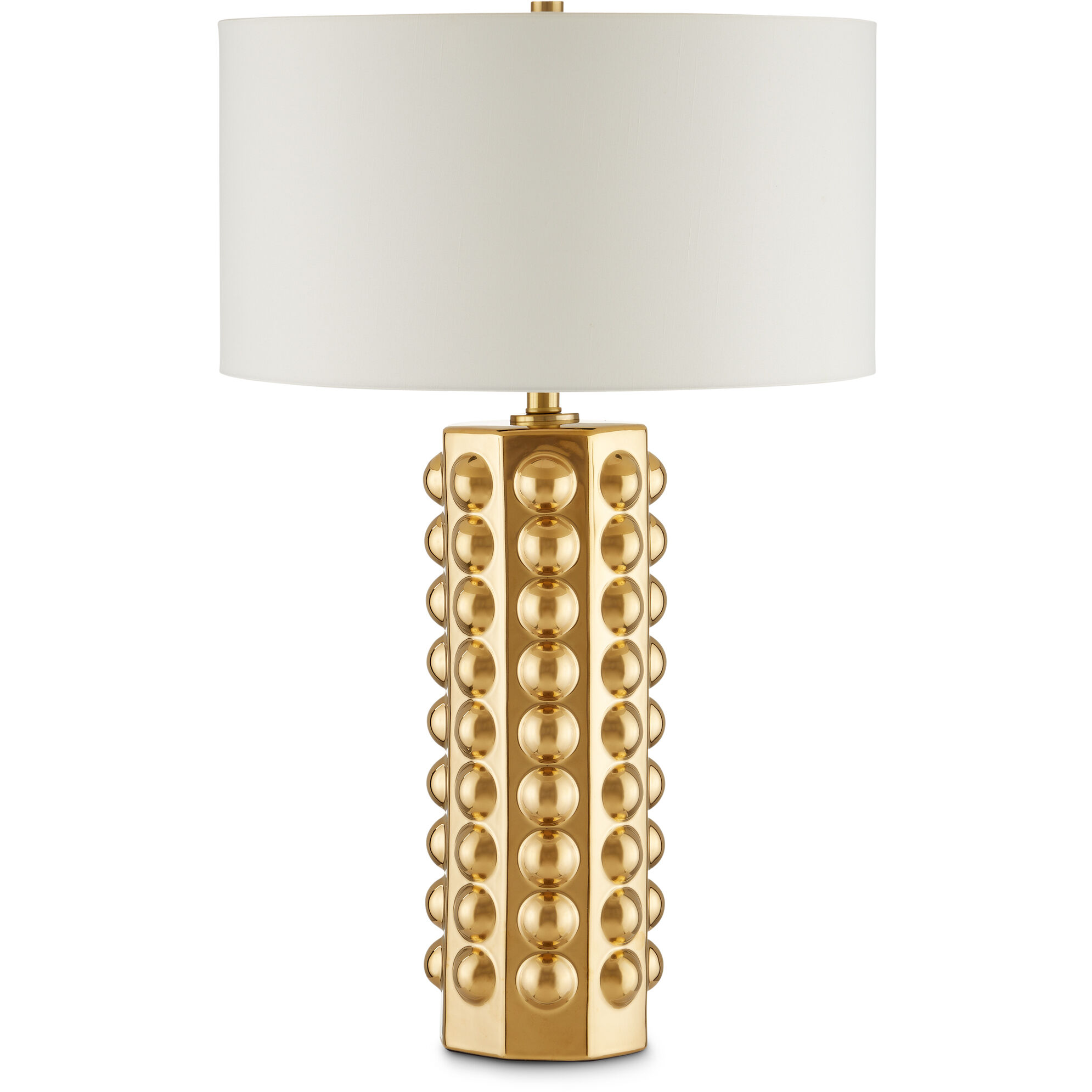 Cassandra 30 inch 150 watt Gold Table Lamp Portable Light