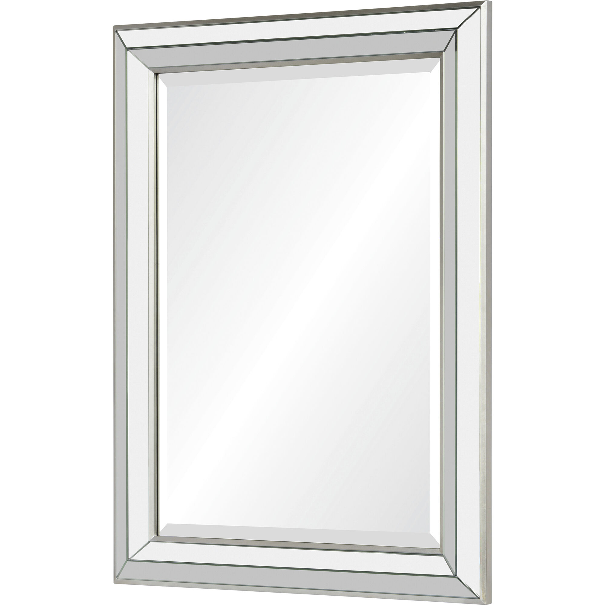 Hawkwell 40 X 30 inch Silver Leaf Wall Mirror